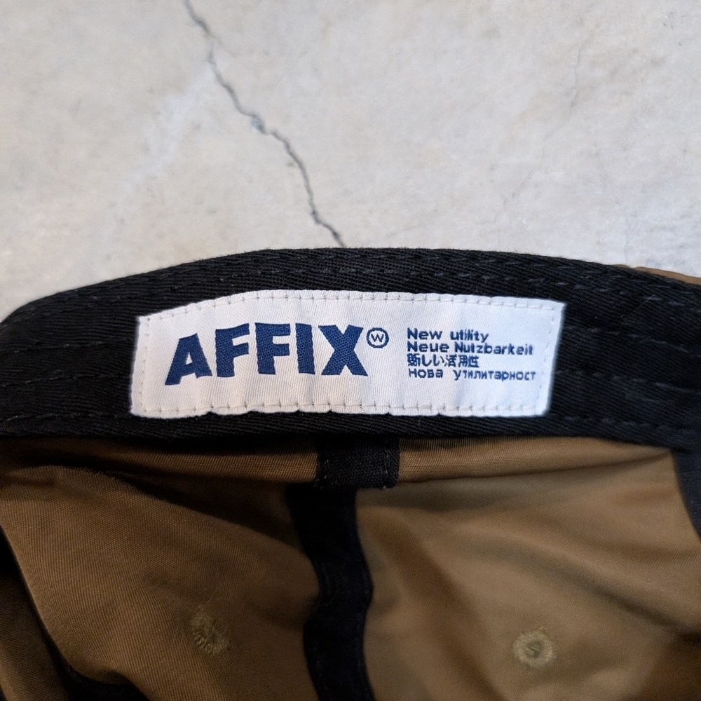 AFFIX New Utility Brown Nylon Hat Strap Back - Picture 2 of 5